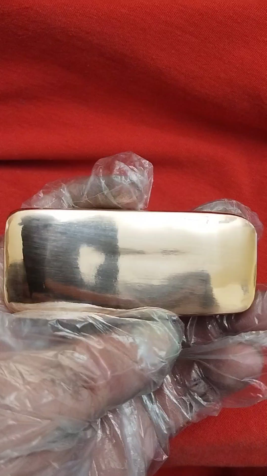 17.785 Ounce Hand Poured and Polished Copper Bar