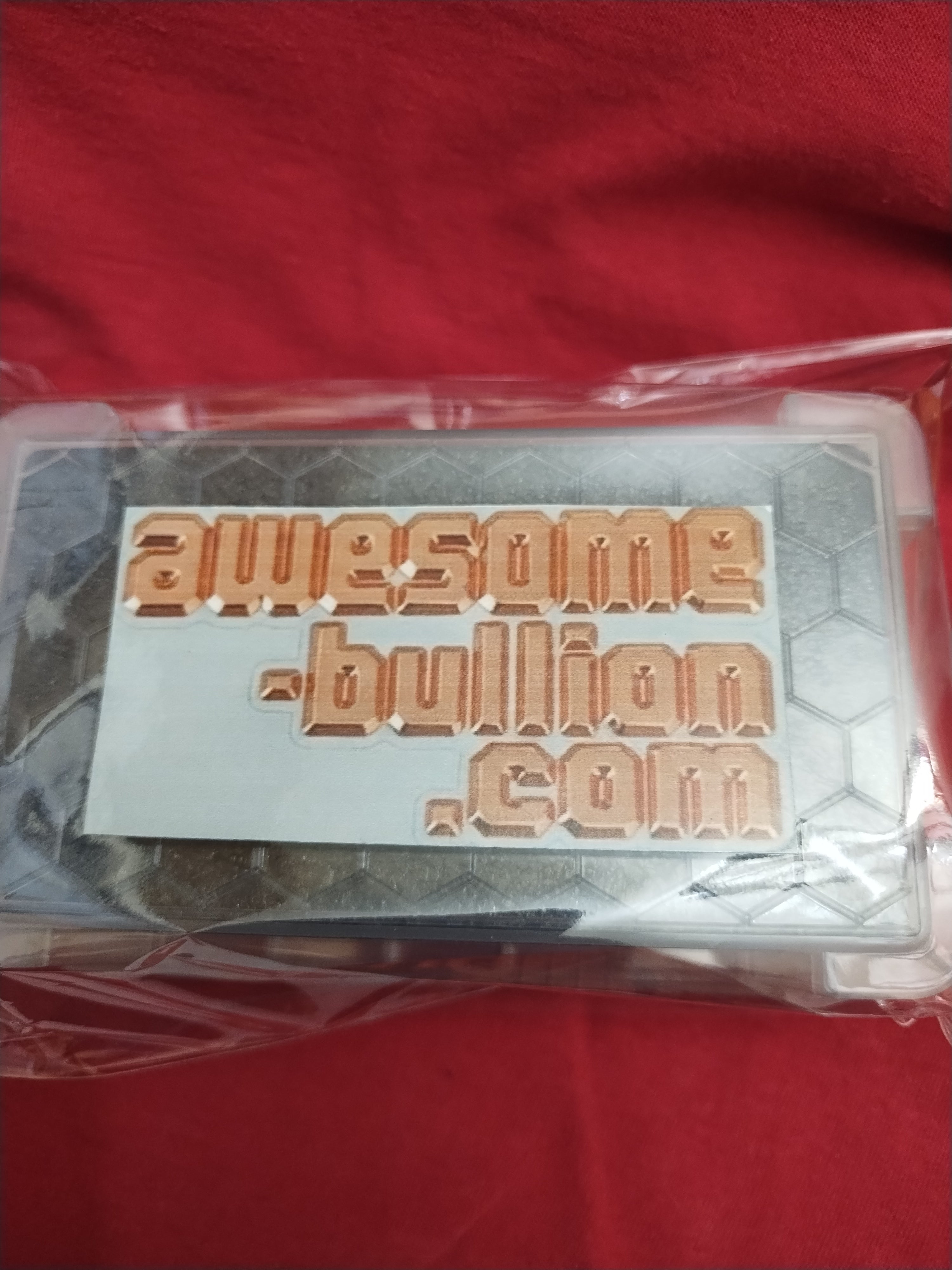 12.5 Ounce Hand Poured and Polished Copper Bar
