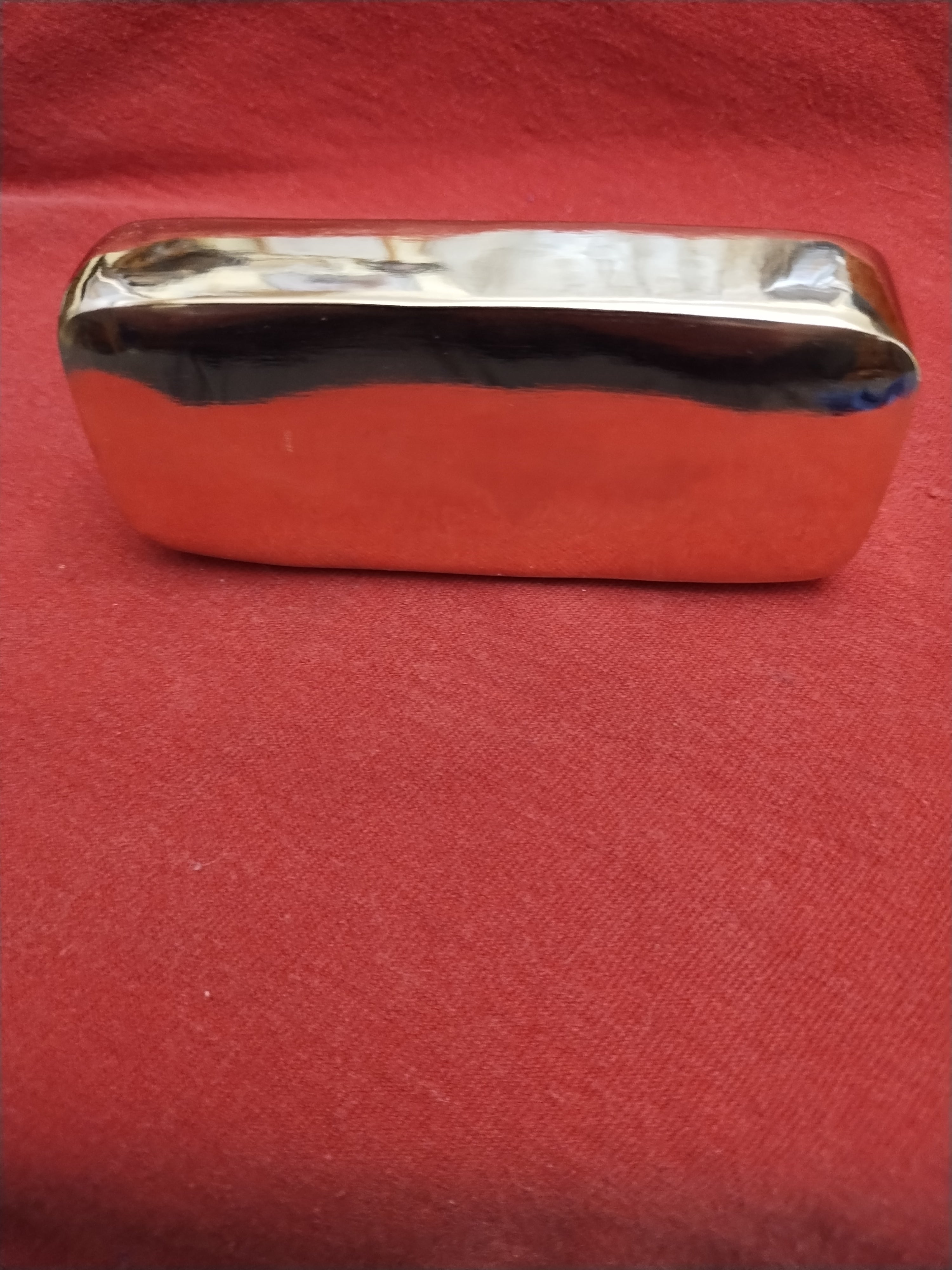 17.785 Ounce Hand Poured and Polished Copper Bar