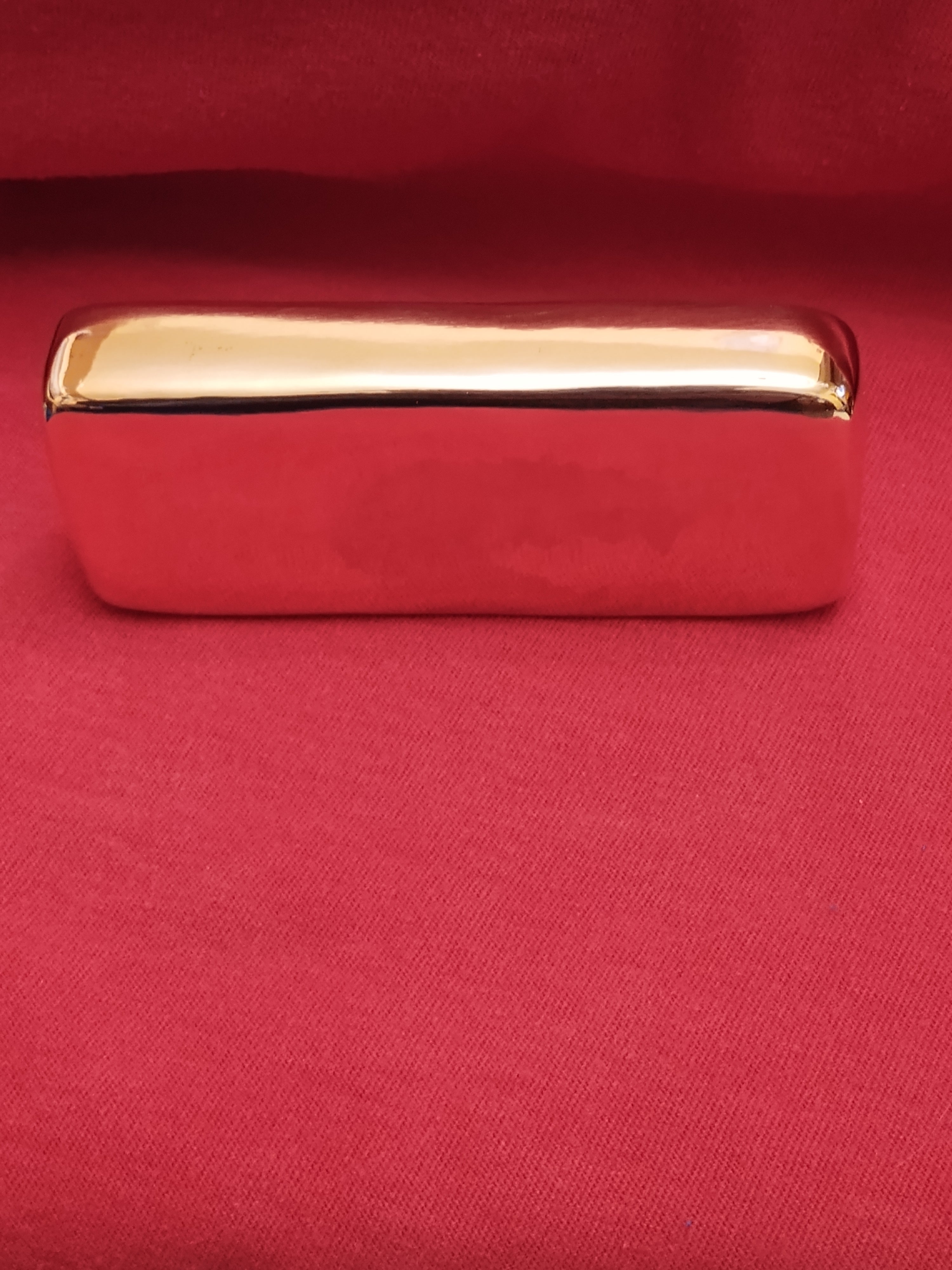 14.7 Ounce Hand Poured and Polished Copper Bar from Awesome Bullion