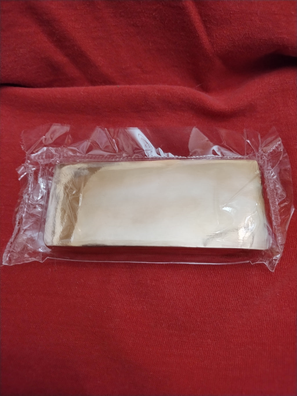 14.5 ounce Hand Poured and Polished Copper Bar