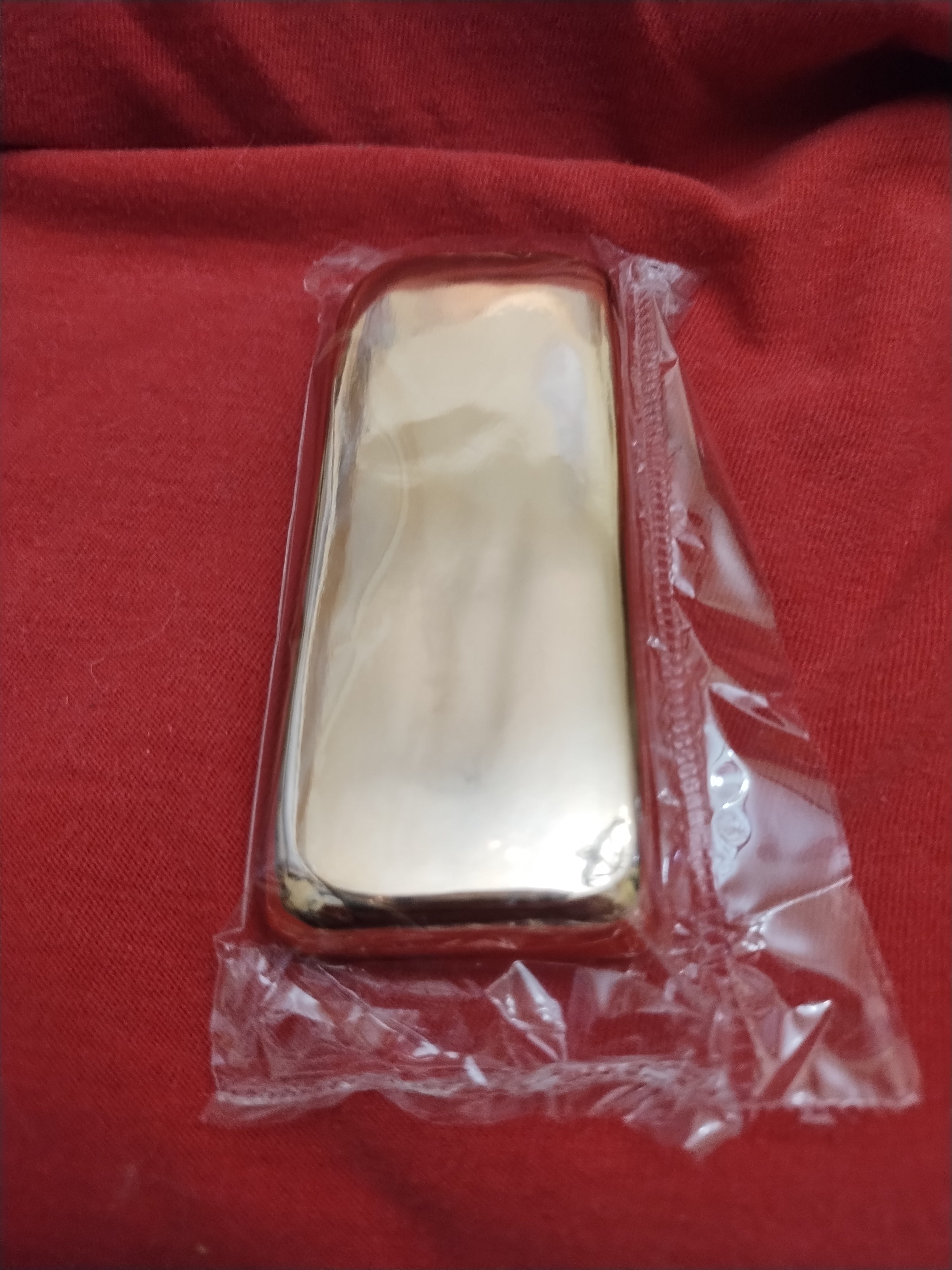 14.5 ounce Hand Poured and Polished Copper Bar