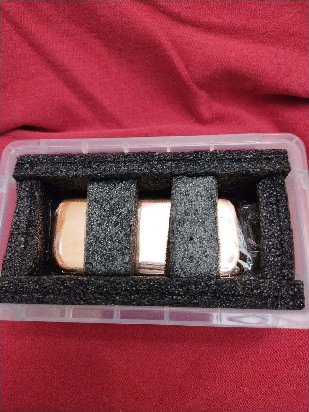 14.5 ounce Hand Poured and Polished Copper Bar